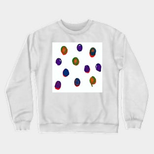 Painted Circles Layered Crewneck Sweatshirt